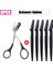 Siyah Set 3 Kaş Tıraş Bıçağı Kaş Makası Tarak Paslanmaz Çelik Plastik Jilet Yüz Epilasyon Jilet Jilet Makyaj Aracı (Yurt Dışından) 1