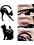 4 Adet 2/4/10 Adet Kedi Hattı Eyeliner Şablonlar Siyah Pro Göz Makyajı Aracı Göz Şablonu Şekillendirici Modeli Kolay Makyaj Basit Araç Seti Kılavuzu (Yurt Dışından) 2