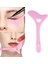 1 Adet Sarı 1 Adet Çok Fonksiyonlu Marscara Çizim Ruj Giyen Yardım Eyeliner Stencil Kanat Ipuçları Makyaj Aracı Silikon Eyeliner Yardımı Yeniden Kullanılabilir (Yurt Dışından) 4