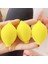 Limon 3 Adet Şeftali Güzellik Yumurta Meyve Sünger Tozu Puf Mango Yumurta Makyaj Yumurta Yüz Vakıf Krem Kapatıcı Kadın Makyaj Aksesuarları Aracı (Yurt Dışından) 1