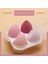 Pembe 4 Adet 4/8 Adet Yeni Güzellik Yumurta Kabak Su Damlası Puf Makyaj Yumurta Renkli Yastık Kozmetik Sünger Puf Islak ve Kuru Kullanım Güzellik Aracı Set (Yurt Dışından) 2