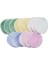 Pembe 10PC Yeniden Kullanılabilir Pamuk Pedler Makyaj Çıkarıcı Pedler Yıkanabilir Yuvarlak Bambu Makyaj Pedleri Kumaş Emzirme Pedleri Cilt Bakımı Aracı Cilt Temizleme (Yurt Dışından) 5