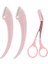 CS-01SET-2PC Kaş Düzeltme Bıçağı Kaş Yüz Jilet Kadınlar Için Profesyonel Kaş Makası Tarak Kaş Düzeltici Kazıyıcı Aksesuarları (Yurt Dışından) 4