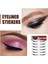 Yeşil ve Turuncu Batı ve Ay Renkli Eyeliner Macunu Moda Yaratıcı Parti Gece Kulübü Taşınabilir Çok Renkli Eyeliner Macunu Altı Çift (Yurt Dışından) 3