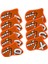 9 Adet Golf Demir Kapak Seti 5 6 7 8 9 Ap x S Golfçü Golf Kulübü Headcovers Hediye Turuncu (Yurt Dışından) 1