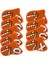 9 Adet Golf Demir Kapak Seti 5 6 7 8 9 Ap x S Golfçü Golf Kulübü Headcovers Hediye Turuncu (Yurt Dışından) 2