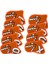 9 Adet Golf Demir Kapak Seti 5 6 7 8 9 Ap x S Golfçü Golf Kulübü Headcovers Hediye Turuncu (Yurt Dışından) 3