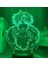 Wekity 3D Illusion Night Light Anime Character Desk Lamp USB Powered 7 Colors LED Light With Touch Switch For Kids Gift Bedroom Decor (Yurt Dışından) 1