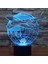 7 Color Changing Night Lamp 3D Atmosphere Bulbing Light 3D Visual Illusion LED Lamp For Kids Toy Christmas Birthday Gifts (Star) (Yurt Dışından) 1