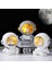Wekity Astronaut Piggy Bank Night Light Creative Spaceman Resin Statue Kids Birthday Gift, Bedroom Living Room Desk Decoration,silver (Yurt Dışından) 2