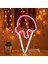 LED Neon Signs Ice Cream Cone Lights, Kawaii Room Decor For Teen Girls Or USB Powered Art Decorative Night Lights Indoor For Home, Bedroom, Office,party,kid,children (Yurt Dışından) 1