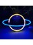Planet Neon Lights LED Neon Light Sign Neon Wall Light /usb Operated Neon Light Art Decorative Neon Lights Neon Signs For Walls Light Up Signs For Bedroom Party-Blue Yellow Planet (Yurt Dışından) 1