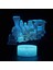7 Color Changing Night Lamp 3D Atmosphere Bulbing Light 3D Visual Illusion LED Lamp For Kids Toy Christmas Birthday Gifts (Train) (Yurt Dışından) 1