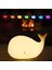 Whale Night Light For Kids, Cute Nursery Color Changing Whale Light With Tap Control, Rechargeable Portable Squishy Silicone Nightlight Gifts For Baby And Toddlers (Yurt Dışından) 1