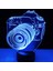 7 Color Changing Night Lamp 3D Atmosphere Bulbing Light 3D Visual Illusion LED Lamp For Kids Toy Christmas Birthday Gifts (Camera) (Yurt Dışından) 1