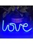 Love Neon Sign Lights,led Neon Light Wall Light Night Lights,/usb Powered Neon Lights For Wall Decor,bedroom,kids Room,living Room,bar,party,christmas,wedding-Blue Love (Yurt Dışından) 1