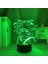 Wekity 3D Illusion Night Light Anime Character Desk Lamp USB Powered 7 Colors LED Light With Touch Switch For Kids Gift Bedroom Decor (Yurt Dışından) 1