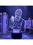 Wekity 3D Illusion Night Light Anime Character Desk Lamp USB Powered 7 Colors LED Light With Touch Switch For Kids Gift Bedroom Decor (Yurt Dışından) 1