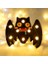 Halloween Painted Shape Pumpkin Ghost Skull Spider Bat Decorative Light Shooting Props Net Red Night Light (Painted Bat 4) (Yurt Dışından) 1