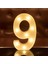 LED Number Lights Sign Light Up Number Lights Sign For Night Light Wedding Birthday Party Powered Christmas Lamp Home Bar Decoration (Yurt Dışından) 2
