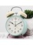 Ikiz Zil Çalar Saat, Retro Ikiz Zil Süper Yüksek Alarm Saati, Pille Çalışan, Ağır Uyuyanlar Için Süper Yüksek Sesli Alarm Saati, Arkadan Aydınlatmalı Başucu ile Pille Çalışan (Yeşil) (Yurt Dışından) 2
