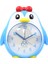 Çocuk Çalar Saat, Karikatür Çalar Saat Penguen Çalar Saat Gece Lambası, Öğrenci Çocuk Ev Dekorasyonu Masaüstü Saati (Koyu Mavi) (Yurt Dışından) 1