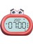 Justup Güzel Karikatür Çocuk Çalar Saat Calculagraph Çift Kullanımlı Akıllı Elektronik Çalar Saat (Kırmızı) (Yurt Dışından) 1