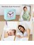 Seyahat Analog Çalar Saat, 2,25 Inç, Erteleme ve Işık Fonksiyonlu Ultra Küçük Saat, Süper Sessiz, Geçişsiz, Pille Çalışan, (Yeşil) (Yurt Dışından) 4
