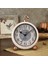 Sessiz Masa Saati, 5,2 Inç Retro Vintage Geçmeyen Masa Masa Saati Büyük Rakamlarla ve Hd Camla Çalışan Küçük Dekoratif Çalar Saat Pille Çalışan (Yurt Dışından) 2