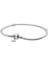 Şeffaf Kübik Zirkonlu Som Gümüş Kadınlar Için Parlak Zincir Charm Bileklik, 6,7 In / 17 cm (Yurt Dışından) 1