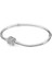 Şeffaf Kübik Zirkonlu Som Gümüş Kadınlar Için Parlak Zincir Charm Bileklik, 6,7 In / 17 cm (Yurt Dışından) 1