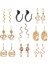 9 Pairs Yılan Küpe Hoop Küpe Seti Punk Rhinestone Yılan Damla Dangle Saplama Küpe Minimalist Kristal Uzun Yılan Küpe Kadınlar Için Genç Kız Takısı Hediye, Altın (Yurt Dışından) 1