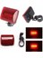 7 Modlu 5 Ledli Bisiklet Arka Stop Ikaz Lambası Işığı (Lisinya) 4
