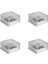 4pcs Güneş Buz Tuğlası Işık-Küçük Kırmızı Işık (Yurt Dışından) 1
