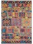 Bilgoraj Turuncu Patchwork Polyester Dijital Baskı Halı 1