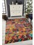 Bilgoraj Turuncu Patchwork Polyester Dijital Baskı Halı 2