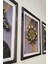 Siyah At Desenli 3'lü Set, 30X40 Cm, 3 mm Mdf, Siyah Ahşap Çerçeveli, Uv Baskılı 3
