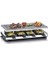 Severın Rg 2374 Raclette Doğal Izgara Taşlı, 1700, Plastik/paslanmaz Çelik, Siyah 1