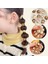 B 10 Adet/takım Kızlar Sevimli Çiçekler Küçük Ayı Lastik Bantlar Elastik Saç Bantları Çocuklar At Kuyruğu Tutucu Scrunchie Moda Saç Aksesuarları (Yurt Dışından) 2