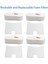 I7+ I3 I3+ I4 I4+ I6 I6+ I8 I8+ E5 E6 E7 J7 Elektrikli Süpürge Çok Yüzeyli Kauçuk Fırçalar Için 26 Paket Yedek Parçalar (Yurt Dışından) 2