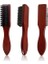 15.5cm 2.6cm Berber Ahşap Saplı Kuaförlük Yumuşak Saç Temizleme Fırçası Retro Boyun Silgi Kırık Tarak Kaldırmak Saç Şekillendirici Salon Araçları (Yurt Dışından) 1