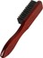 15.5cm 2.6cm Berber Ahşap Saplı Kuaförlük Yumuşak Saç Temizleme Fırçası Retro Boyun Silgi Kırık Tarak Kaldırmak Saç Şekillendirici Salon Araçları (Yurt Dışından) 5