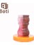Pembe 24MM Boti Fırça-Pembe-Ahşap ve Kamkat Renkli-Ahşap Saplı Yüksek Kaliteli Reçine-Ahşap Saplı El Yapımı Sakal Şekillendirme Alet Seti Özel Boyut (Yurt Dışından) 2