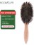 Küçük Boy Boomslıfe Domuzu Kıl Saç Fırçası Kadın Combs Saç Ahşap Hairbrush Detangle Düzleştirici Fırça Saç Tarak Berber Aksesuarları (Yurt Dışından) 1