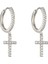 2pcs Kaplama Küçük Halka Küpeler Charmslı | Kadın Genç Kızlar Için Kübik Zirkonya Halka Küpe (15MM) (Yurt Dışından) 4