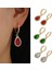 3pcs Yapay Elmas Gözyaşı Küpeler Kübik Zirkon Taşlı, Kristal Damla Küpeler, Kadınlar Için Elmas Dangle Küpeler, Gelin, Nedime, Düğün, Balo, Kostüm (Yurt Dışından) 1