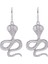 Adet Yılan Küpe Hoop Küpeler Punk Rhinestone Yılan Bırak Dangle Saplama Küpe Minimalist Kristal Uzun Yılan Küpe Kadınlar Için Genç Kız Takısı Hediye, Altın (Yurt Dışından) 1