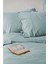 Savanna Yıkanmış %100 Pamuk Poplin Mint King Size Nevresim Takımı 2