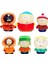 South North Park 8'' Peluş Oyuncak Seti - Kyle, Cartman, Kenny ve Butter Bebekleri - Çocuklar ve Yetişkinler Için Yumuşak Pamuklu Doldurulmuş Anime Figürleri (6pcs) (Yurt Dışından) 1