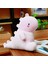 Sevimli Dinozor Peluş Oyuncaklar, Şişman Dinozor Doldurulmuş Hayvanlar Oyuncak Bebekler, Yumuşak Peluş Doldurulmuş Hayvan Dino Peluş, Çocuk Kız Erkek Pembe 20 Inç Için Doğum Günü H (Yurt Dışından) 3